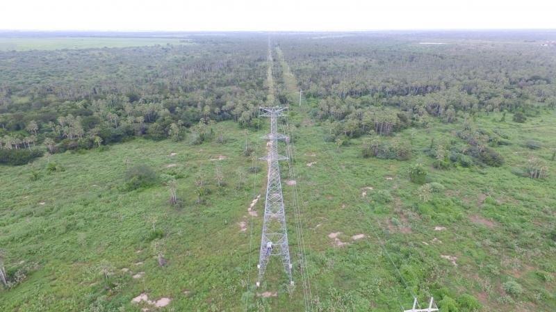 Faixa de servidão linha de transmissão